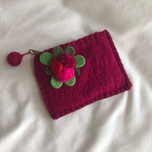 Wool Change Purse